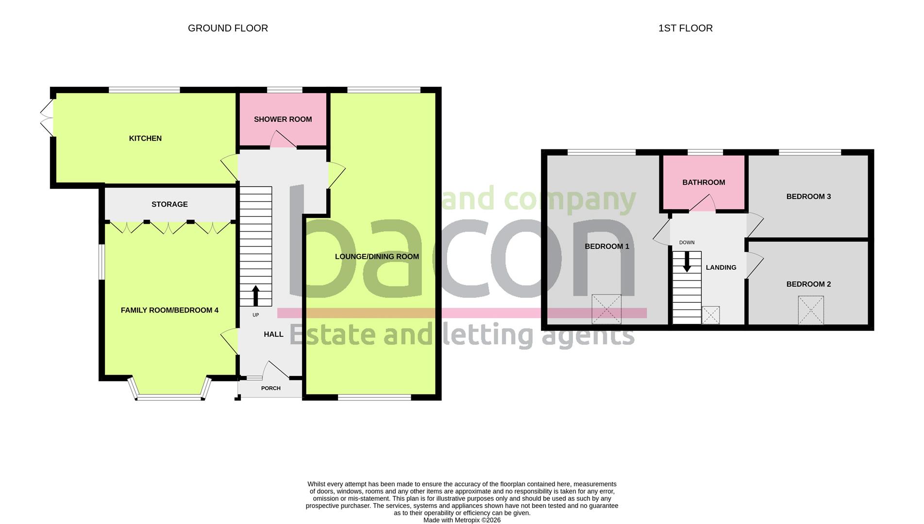 Floor Plan | House - Semi-Detached | Alfriston Road, Thomas A Becket, Worthing | For Sale